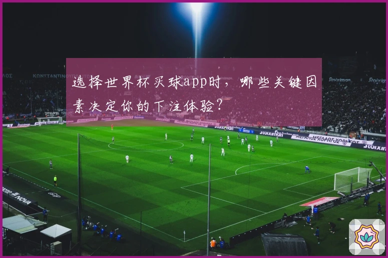 选择世界杯买球app时，哪些关键因素决定你的下注体验？